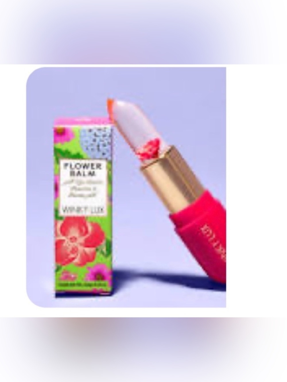 WINKY LUX Flower Balm Tinted Lip Balm - Pink